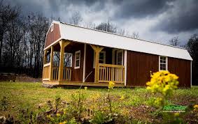 Wooden cabin sheds are handmade in ireland. Premier Lofted Barn Cabin Buildings By Premier