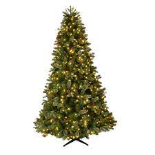 led pre lit artificial christmas tree