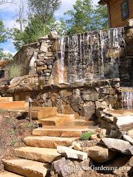 Beautiful Backyard Wall Waterfall