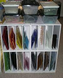 Storage For Glass Sheets Stained