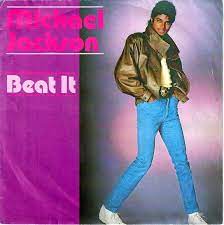 michael jackson beat it blue label