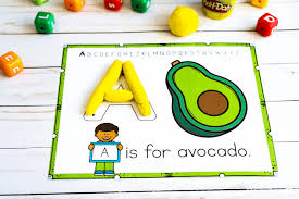 food theme pre alphabet tracing