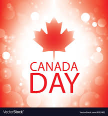 canadian flag abstract vector image