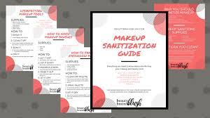 ultimate free makeup sanitization guide