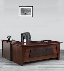 Shop best buy for desks and home office furniture. Buy Arrow Executive Desk In Warm Walnut Finish By Durian Online Executive Desks Tables Furniture Pepperfry Product
