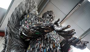 Check out amazing knivesout artwork on deviantart. This Giant Knife Angel Made Of 100 000 Weapons Is Actually A Powerful Tribute Demilked