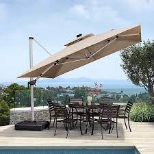 Solar Powered Led Patio Umbrella