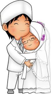 Image result for suami isteri muslimah kartun