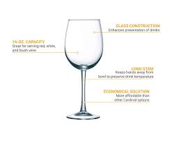 16 oz universal tall wine glass