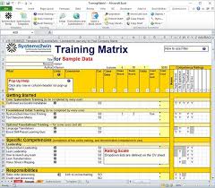 Training programs support new staff as they learn the ropes of their position and help veteran staff stay updated in their field. Training Matrix Visual Management Matrix Skills