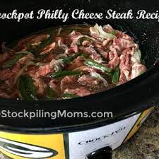 crockpot philly cheese steak recipe