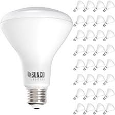 Amazon Com Sunco Lighting 32 Pack Br30 Led Bulb 11w 65w 3000k Warm White 850 Lm E26 Base Dimmable Indoor Outdoor Flood Light Ul Energy Star Home Improvement