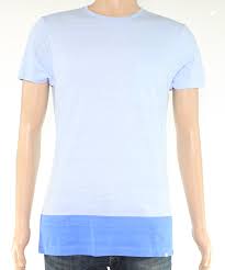 Details About Orlebar Brown Mens Powder Blue Size Small S Two Tone Tee T Shirt 135 116