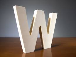 large wood letters any font custom