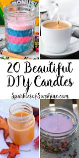 20 beautiful diy candles you can easily
