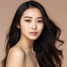 premium ai image young asian beauty