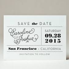Save The Dates Sweet Letterpress Design Wedding