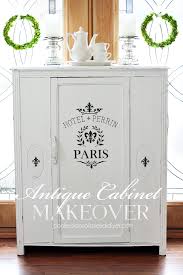 Antique Cabinet Makeover An