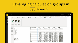 leveraging calculation groups in power