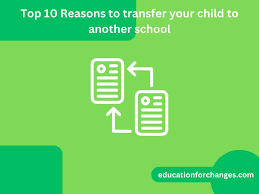 to transfer your child to another