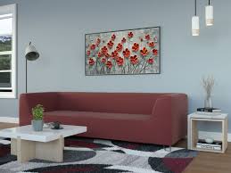Living Room Ideas With Red Couch Glam