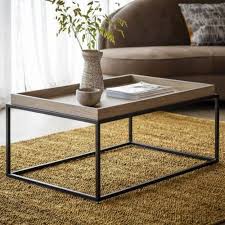 Marble Mirrored Glass Coffee Table