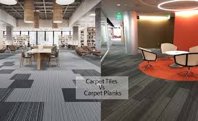 carpet tiles vs carpet planks mordani