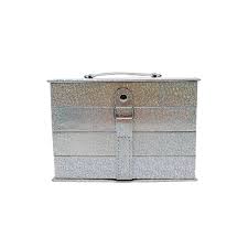 miss young makeup box silver