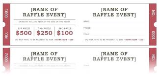 Create Tickets In Word Raffle Using Get Free Ticket Template