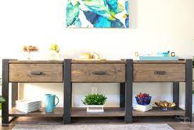 Rustic Modern Knock Off Console Table