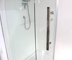 bath sliding door and glass return