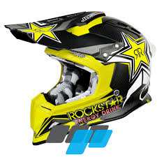 Just1 J12 Mx Crash Helmet Carbon Rockstar 2 0 Replica