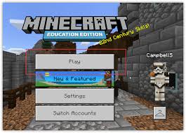Start minecraft and sign in if you're using minecraft: Void World For Minecraft Education Edition Cdsmythe