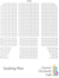 Seating Plan Queen Elizabeth Hall The Queen Elizabeth Hall