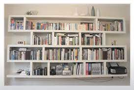 wall mounted bookshelves wall