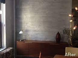 How To Paint A Faux Concrete Wall That