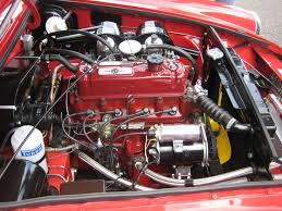 mgb engine bay british sports cars