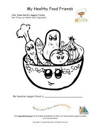 Coloring pages of fruits and vegetables. 9 Free Printable Nutrition Coloring Pages For Kids Health Beet