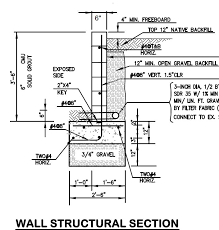 cantilever retaining wall design