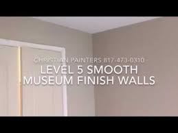 Level 5 Smooth Museum Finish Walls