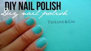 diy tiffany co blue nail polish