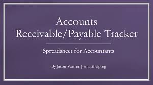 excel template accounts receivable and