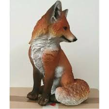 Fox Lawn Sculpture Ornament Statue