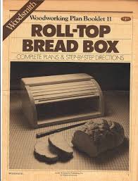 To get started on the project i marked out all of my rough cuts. Roll Top Bread Box Complete Plans And Instuctions Woodworking Plan Booklet 11 No Author Identified Amazon Com Books