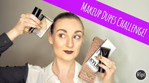 makeup dupes challenge with beauty base