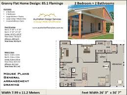 M2 736 Sq Foot 2 Bedroom House Plan