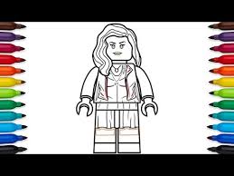 Png image of scarlet witch color palette. How To Draw Lego Scarlet Witch Wanda Maximoff From Marvel S The Avengers Age Of Ultron