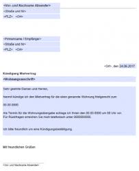 Mietvertrag wohnung download auf freeware.de. Mietvertrag Kundigen Kostenlose Vordrucke De