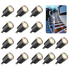 Recessed Led Deck Light Kits With Protecting Shell F32mm Smy In Ground Outdoor Led Landscape Lighting Ip67 Waterproof 12v Low Voltage For Garden Yard Steps Sta