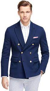Alibaba.com offers 4057 double knit blazer products. Brooks Brothers Double Breasted Knit Blazer Shopstyle Sportcoats Summer Suits Men Striped Jacket Outfit Double Breasted